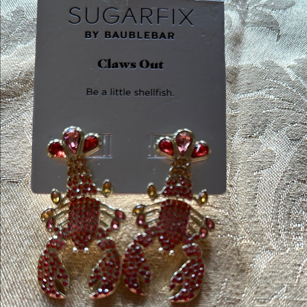 Sugarfix by BaubleBar Lobster Earrings